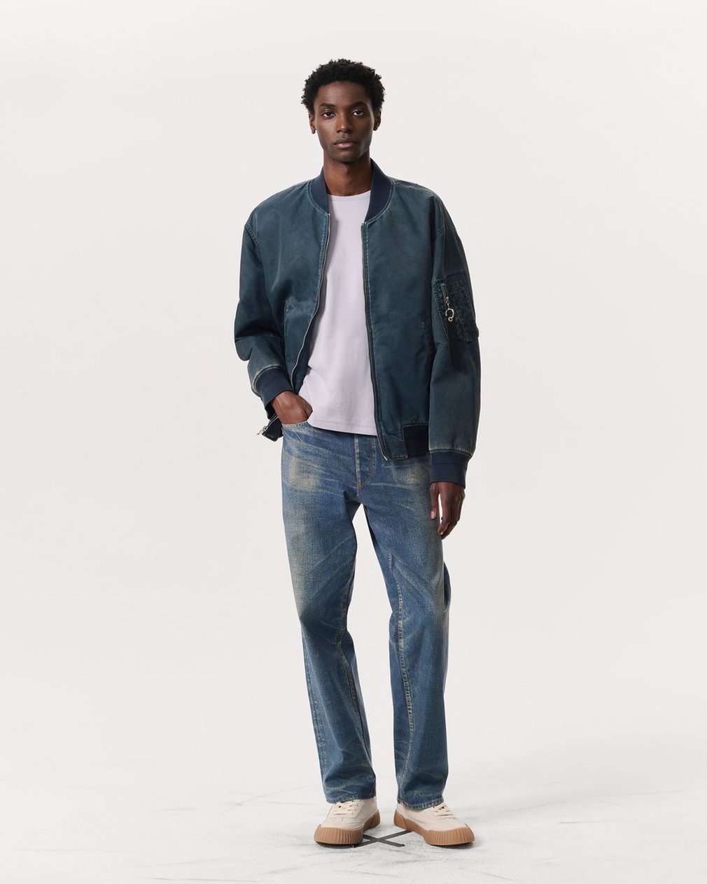 Manston Relaxed Fit Bomber Jacket - Salute