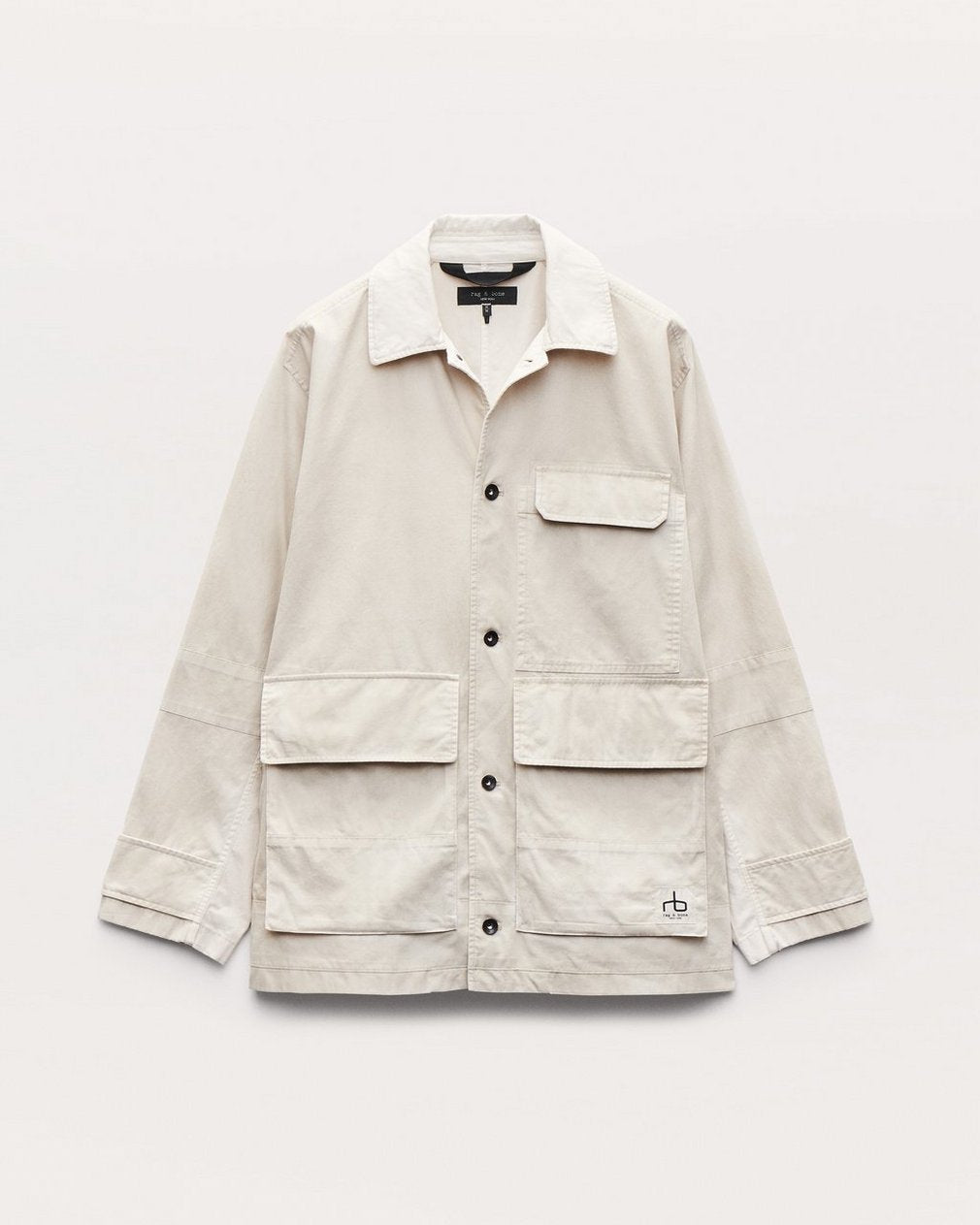 Strike Washed Canvas Jacket - Chime Grey