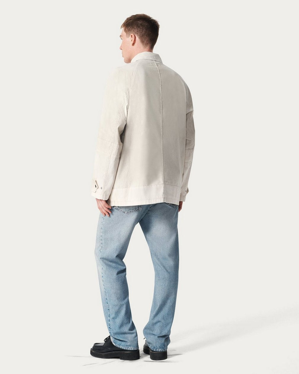 Strike Washed Canvas Jacket - Chime Grey