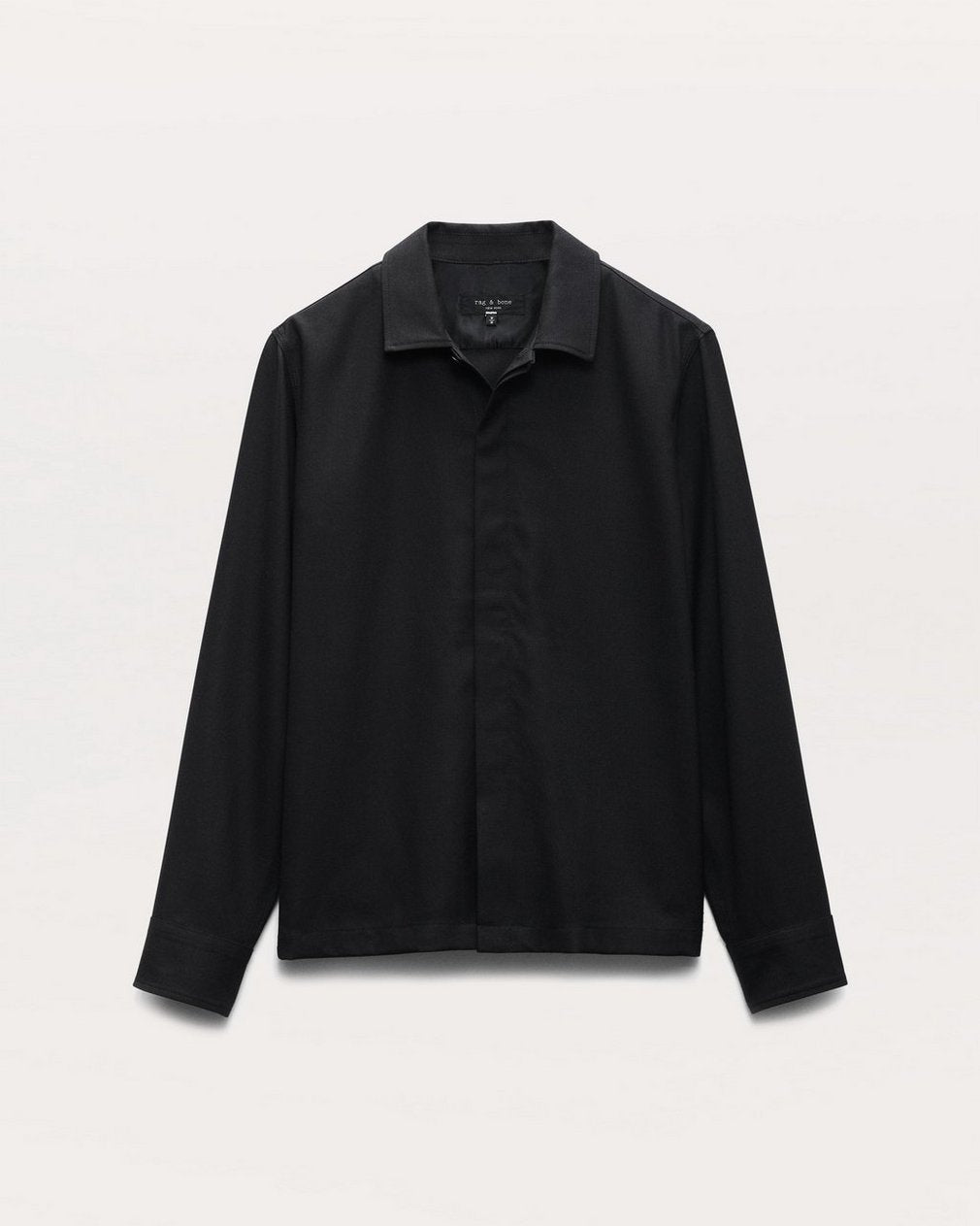 Hyde Wool-Blend Ripstop Shirt Jacket - Black