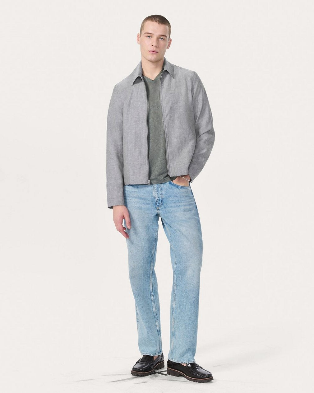 Melrose Wool-Blend Jacket - Grey