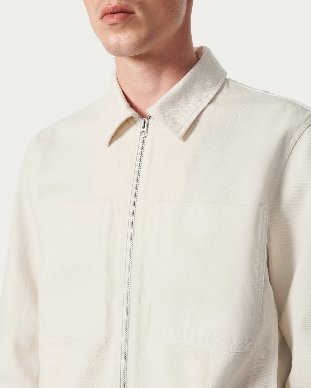 Simon Denim Garage Jacket - Ecru