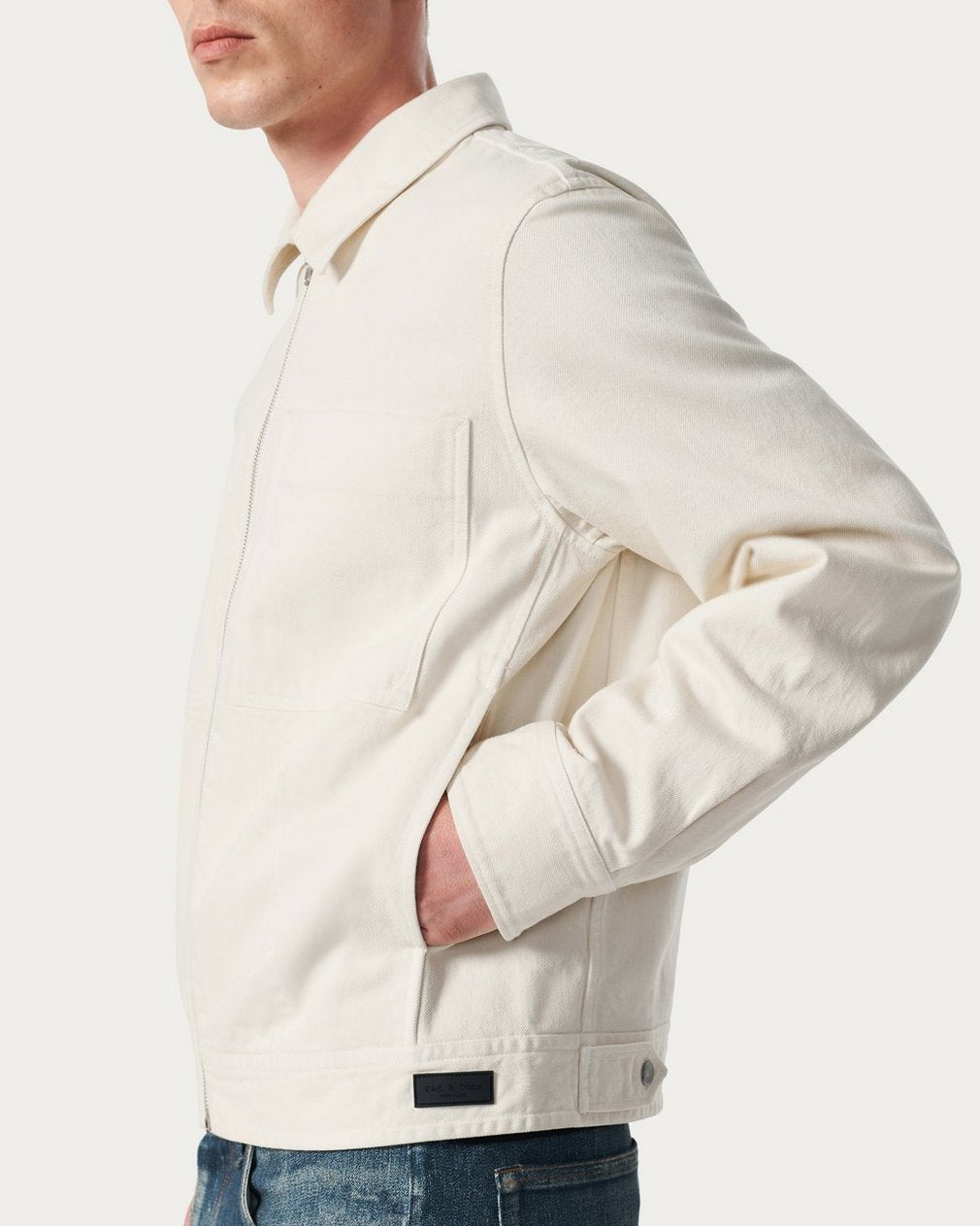 Simon Denim Garage Jacket - Ecru