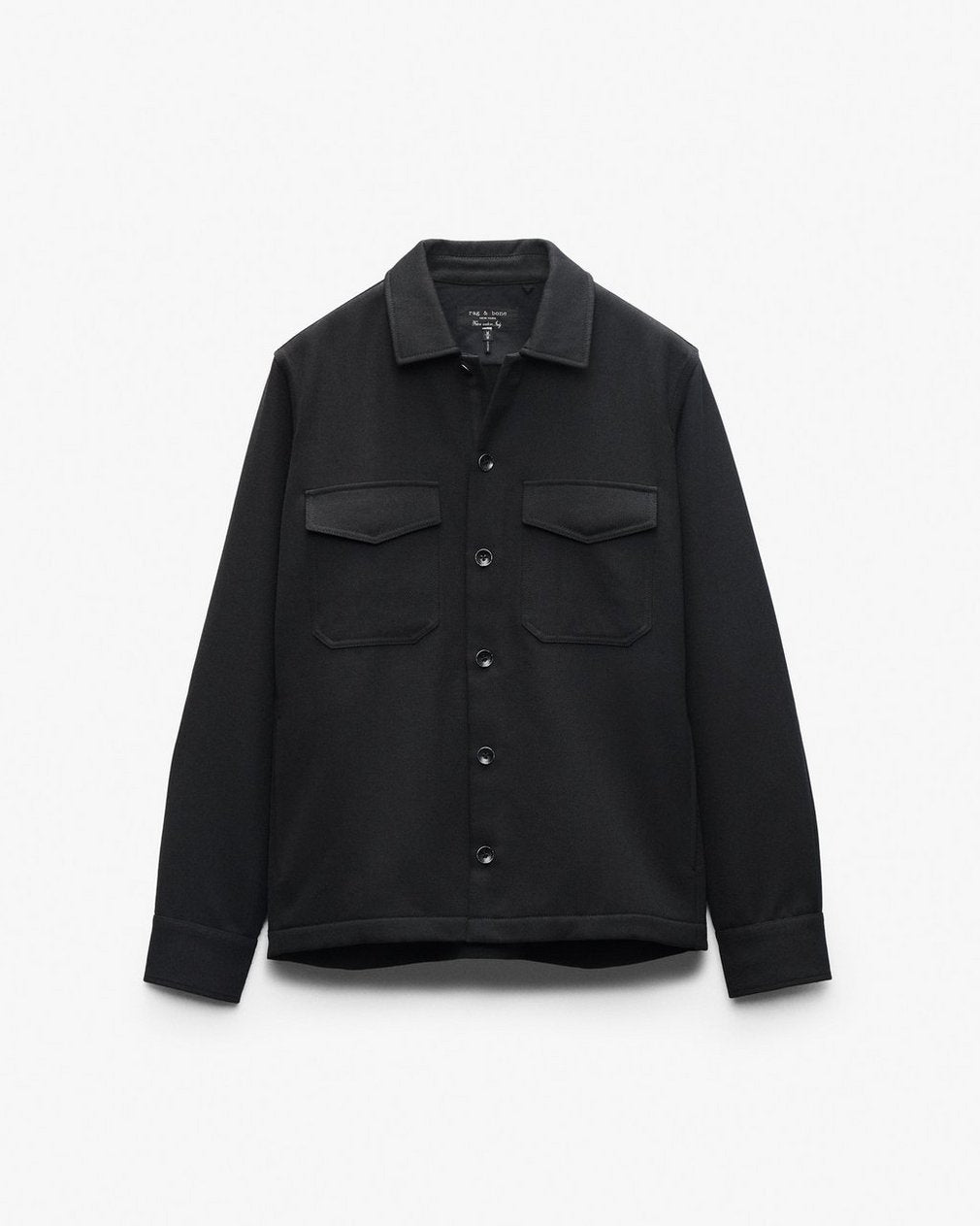 Hyde Italian Twill Shirt Jacket - Black