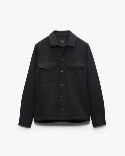 Hyde Italian Twill Shirt Jacket - Black