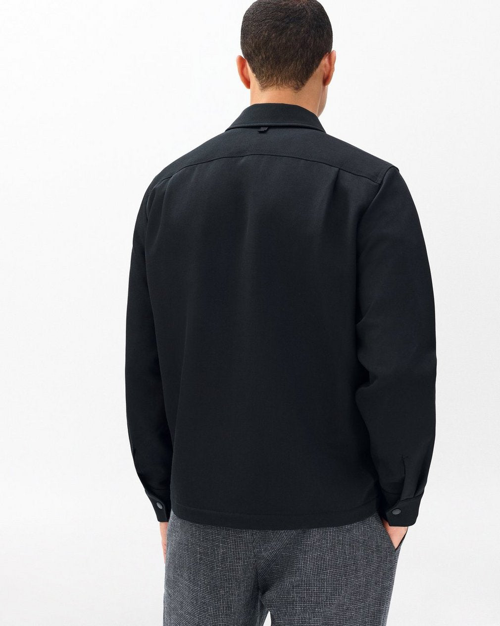 Hyde Italian Twill Shirt Jacket - Black