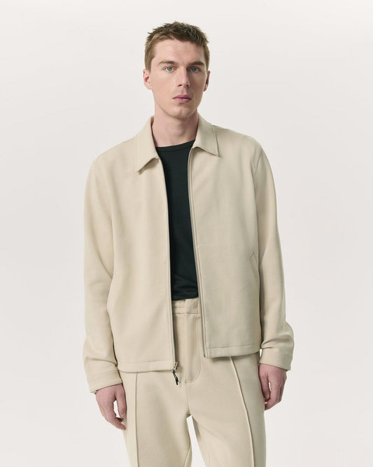 Melrose Tech Ponte Jacket - Aged Taupe