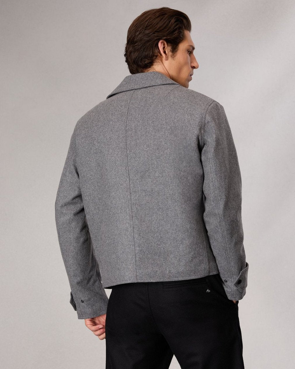 Eddy Wool-Blend Jacket - Mid Charcoal