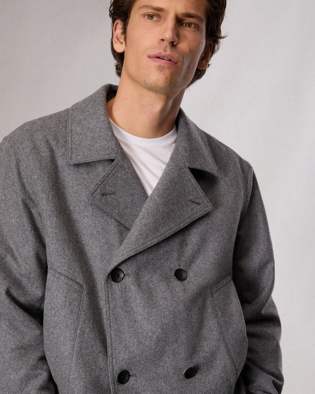 Eddy Wool-Blend Jacket - Mid Charcoal