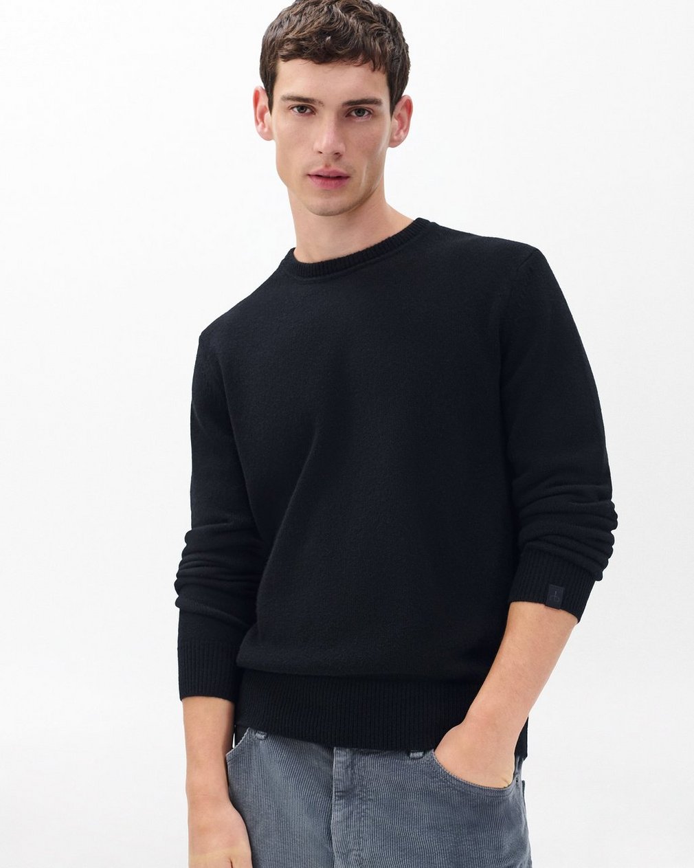 Declan Cashmere Sweater - Black