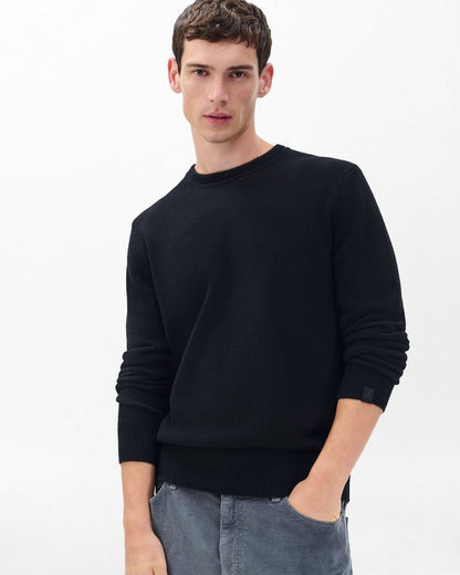 Declan Cashmere Sweater - Black