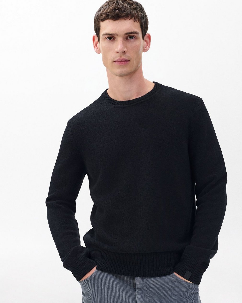 Declan Cashmere Sweater - Black