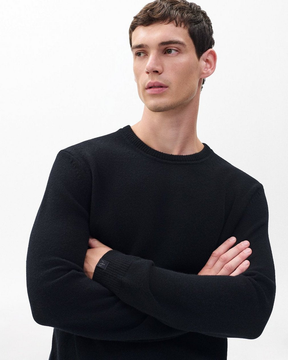 Declan Cashmere Sweater - Black