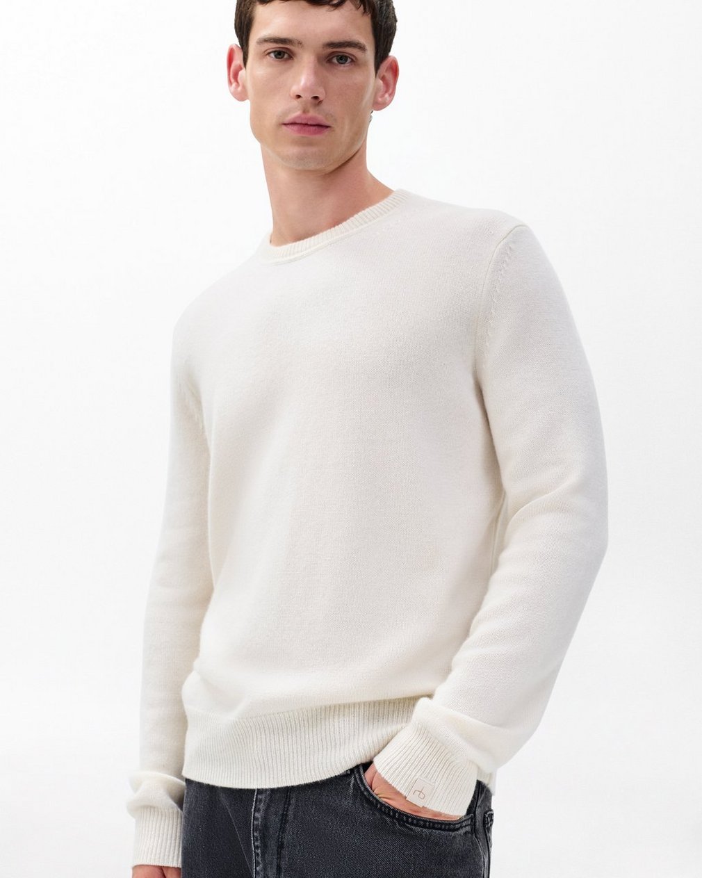 Declan Cashmere Sweater - Ivory