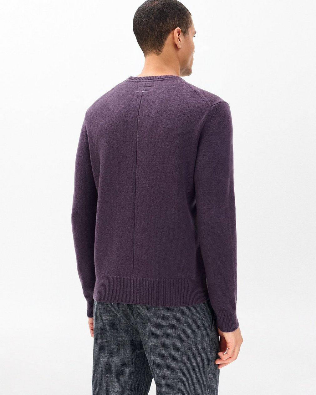 Declan Cashmere Sweater - Deep Plum