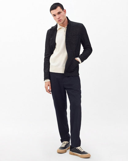 Declan Cashmere Polo Sweater - Ivory