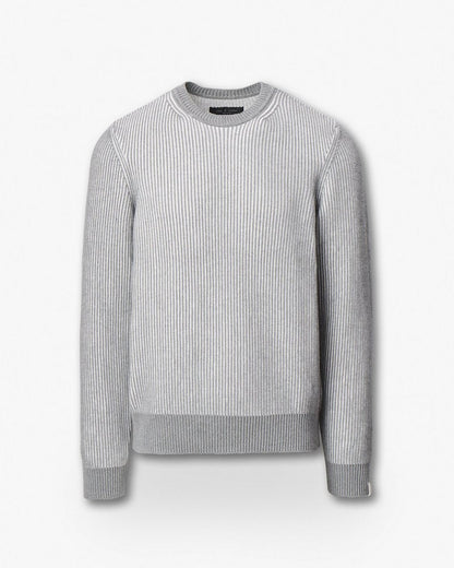 Simon Striped Sweater - Grey Multi