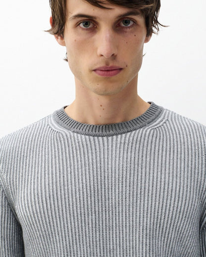 Simon Striped Sweater - Grey Multi