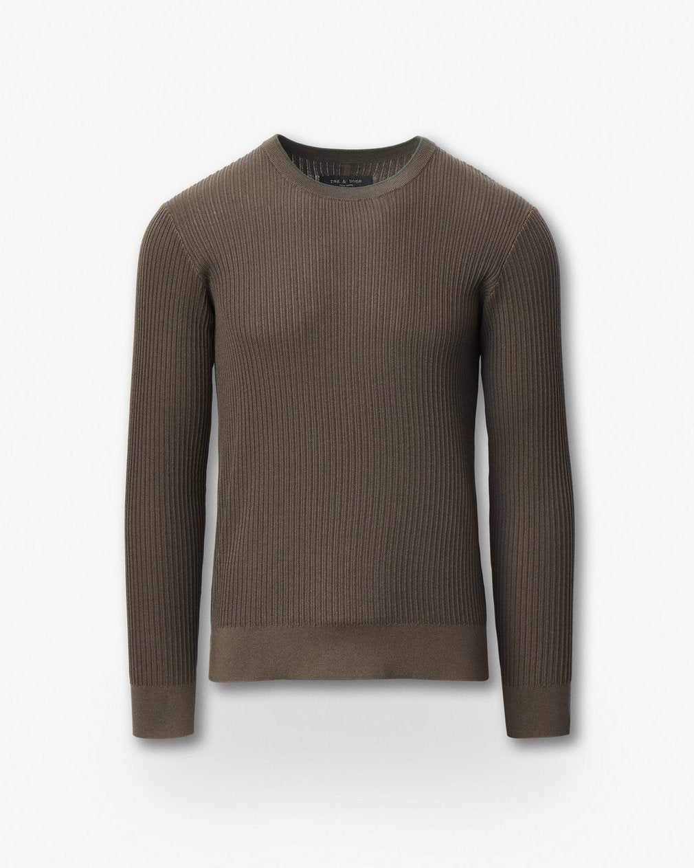 Jayce Silk-Cotton Sweater - Bark