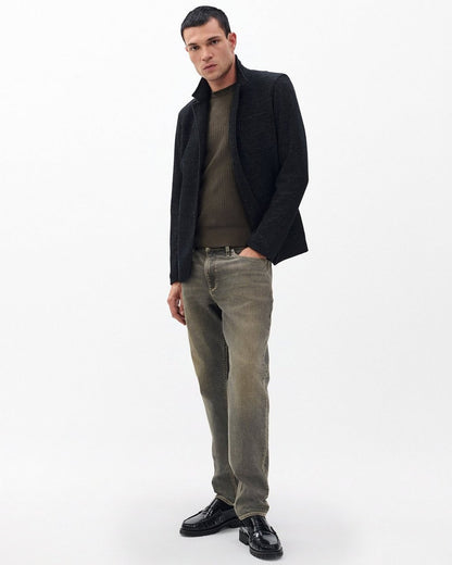 Jayce Silk-Cotton Sweater - Bark