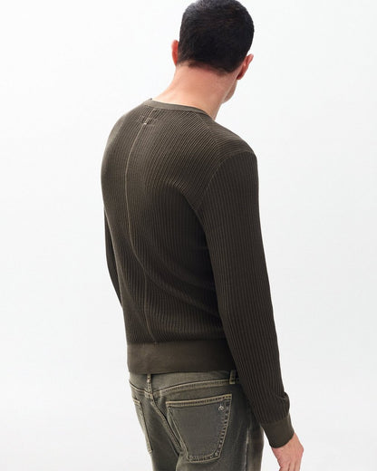 Jayce Silk-Cotton Sweater - Bark