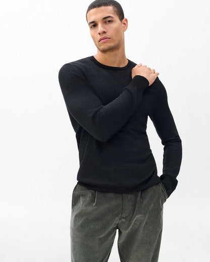 Gregory Crewneck Sweater - Black