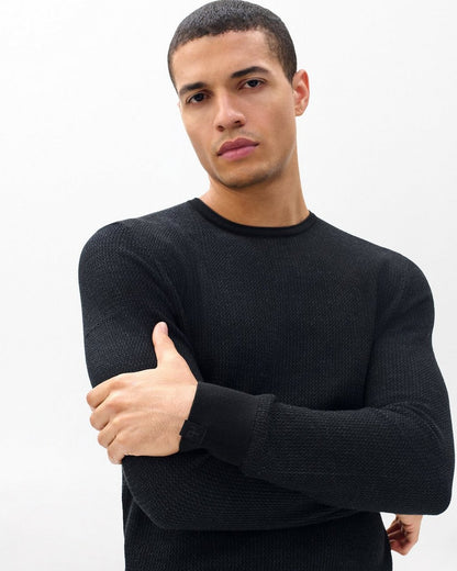 Gregory Crewneck Sweater - Black
