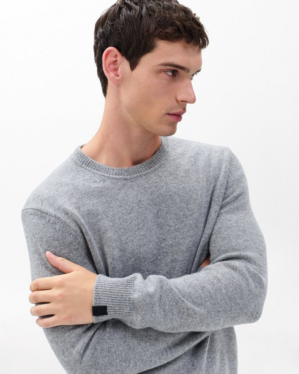 Declan Cashmere Sweater - Grey