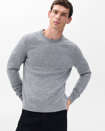 Declan Cashmere Sweater - Grey