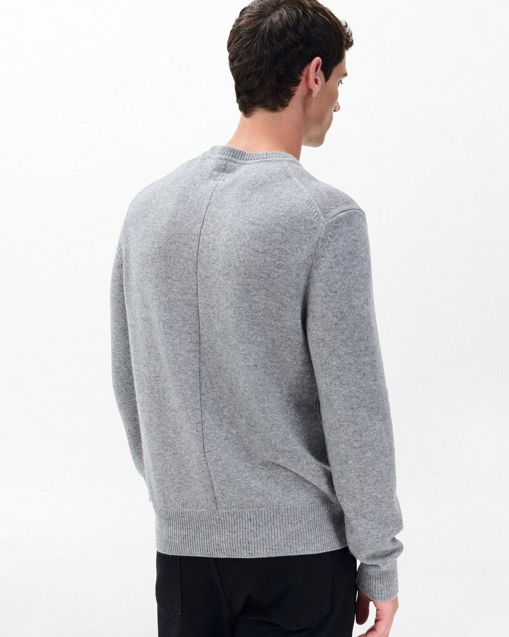 Declan Cashmere Sweater - Grey