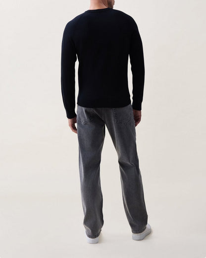 Vinny Wool-Cashmere Sweater - Black