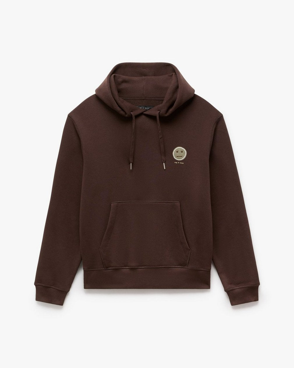 Sour Face Embroidered Hoodie - Brown Multi