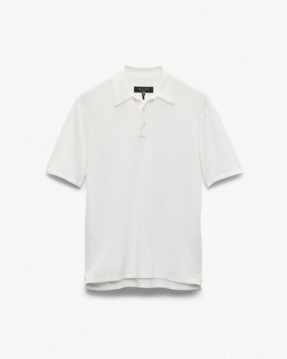 Harvey Knit Polo - Ivory