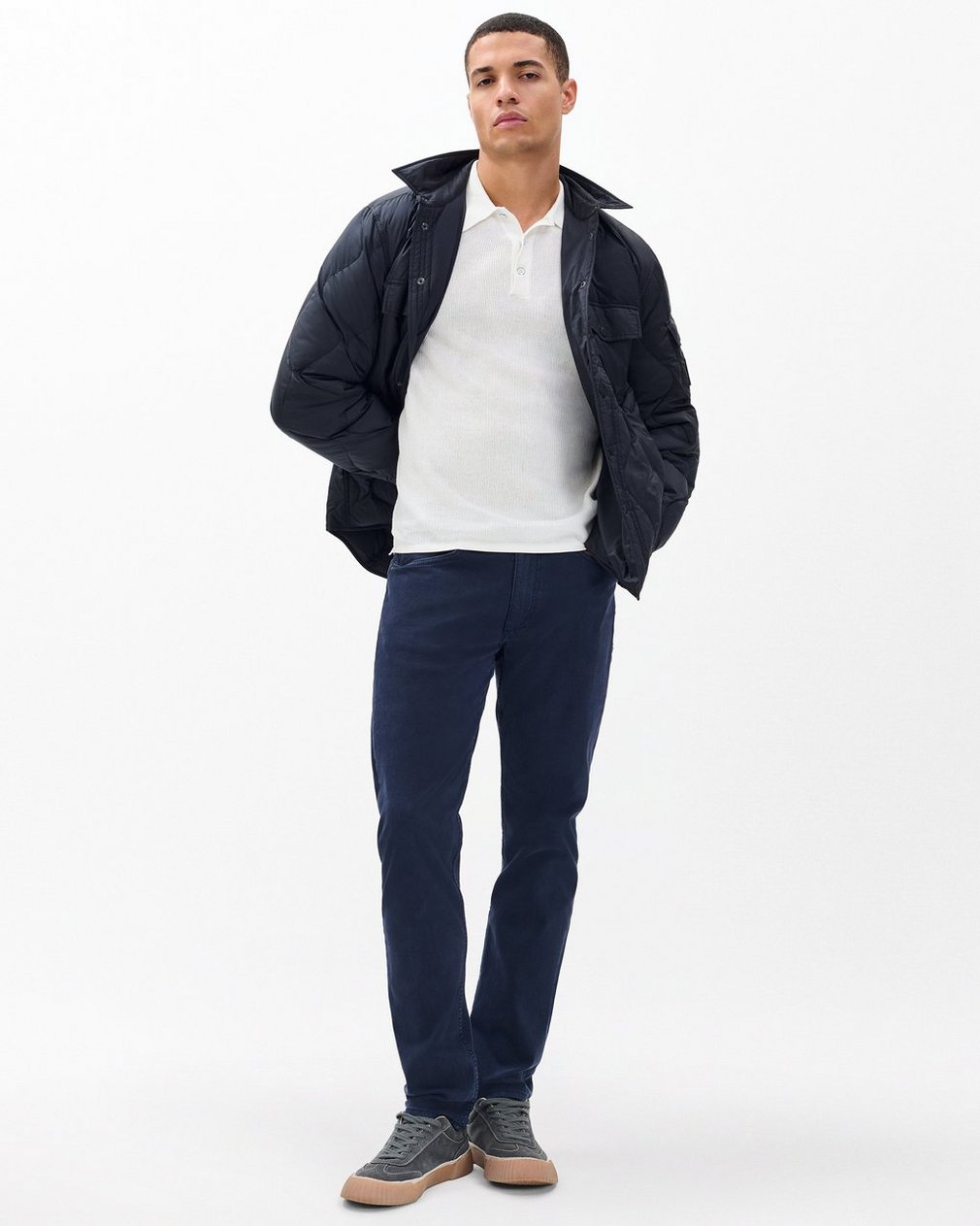 Harvey Knit Polo - Ivory