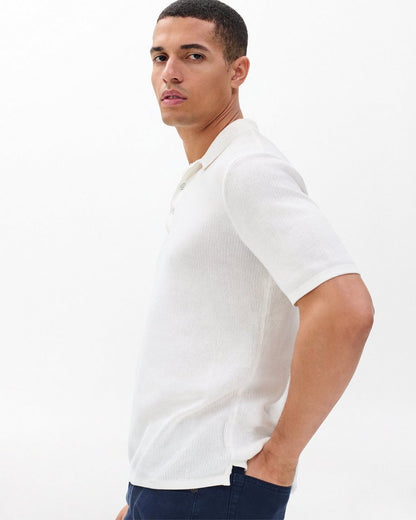 Harvey Knit Polo - Ivory