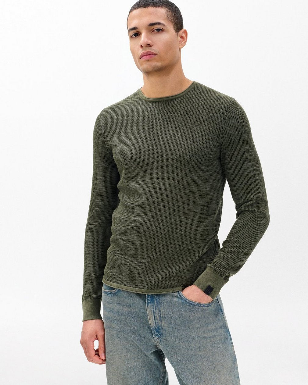 Gregory Crewneck Sweater - Dark Green