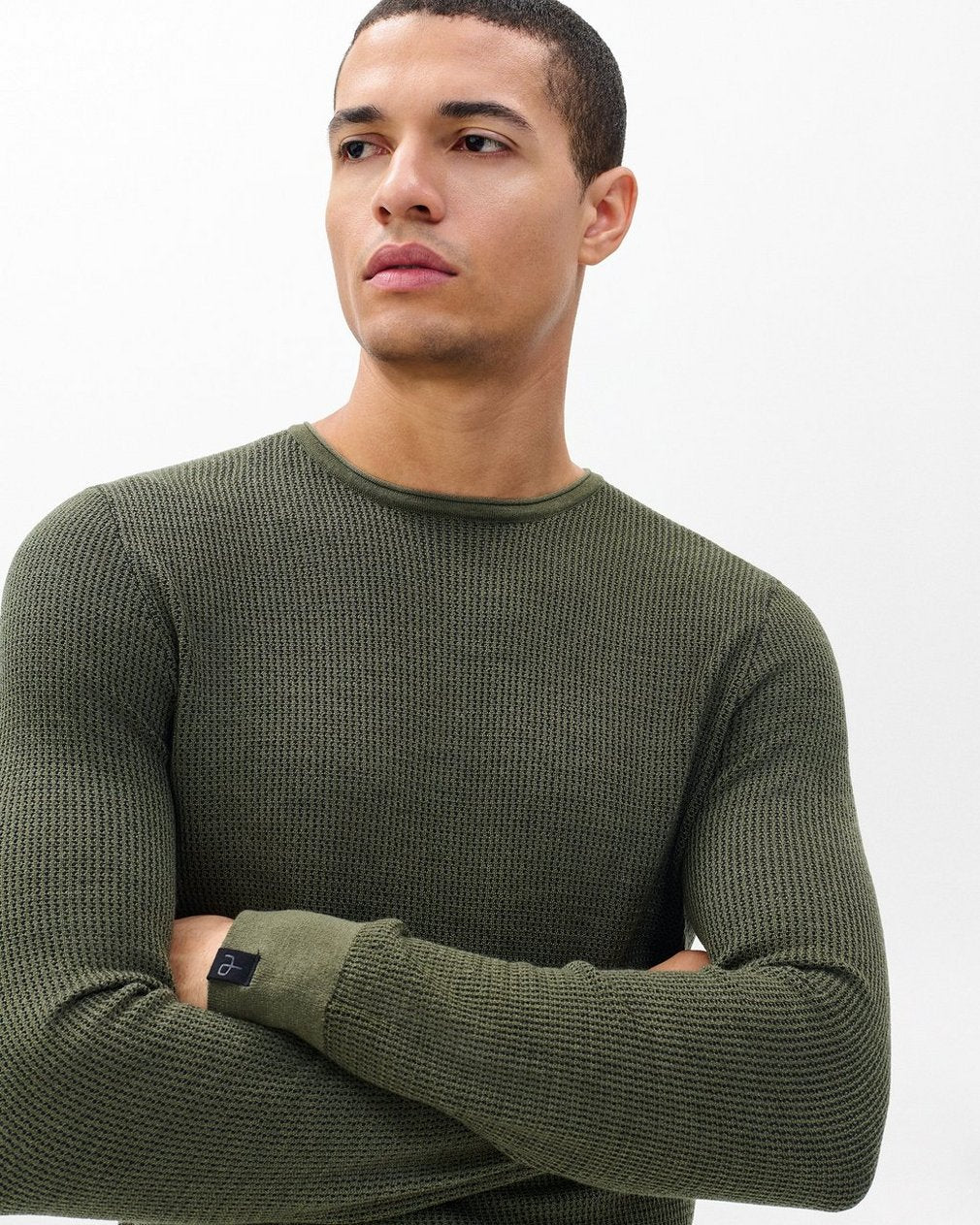 Gregory Crewneck Sweater - Dark Green