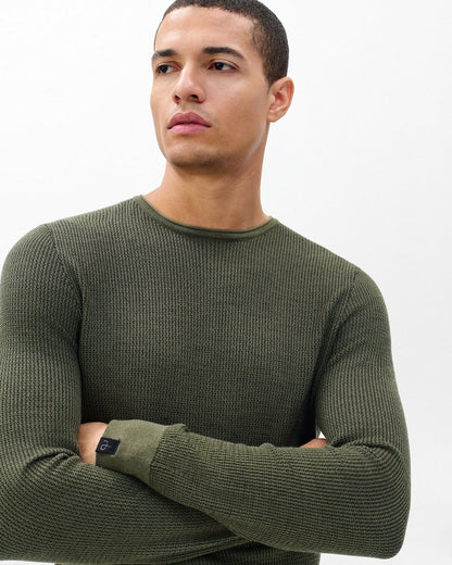Gregory Crewneck Sweater - Dark Green