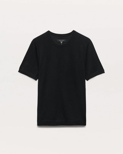 Aulton Sweater Tee - Black
