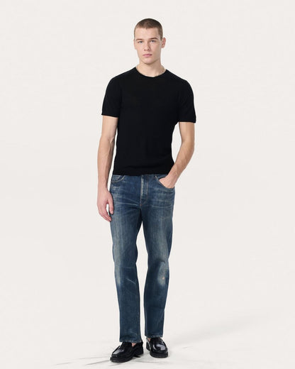 Aulton Sweater Tee - Black