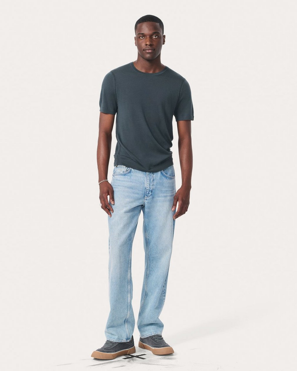 Aulton Sweater Tee - Grey