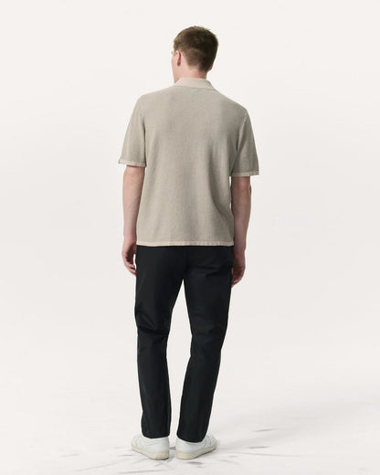 Avery Zig-Zag Zuma Knit Shirt - Light Tan
