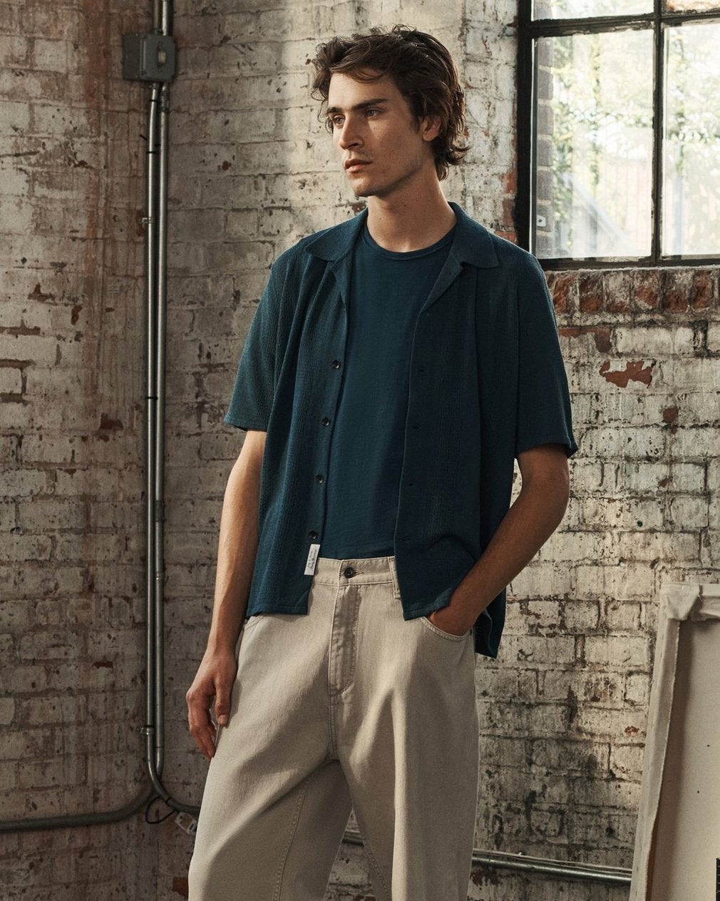 Avery Zuma Knit Shirt - Moonlight