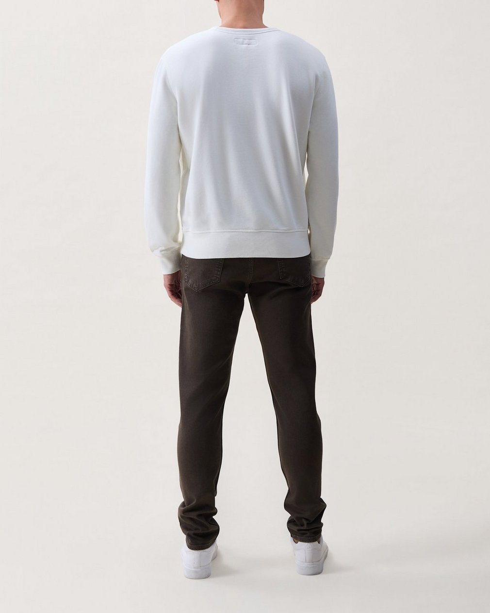 Massey Terry Sweatshirt - Chalk