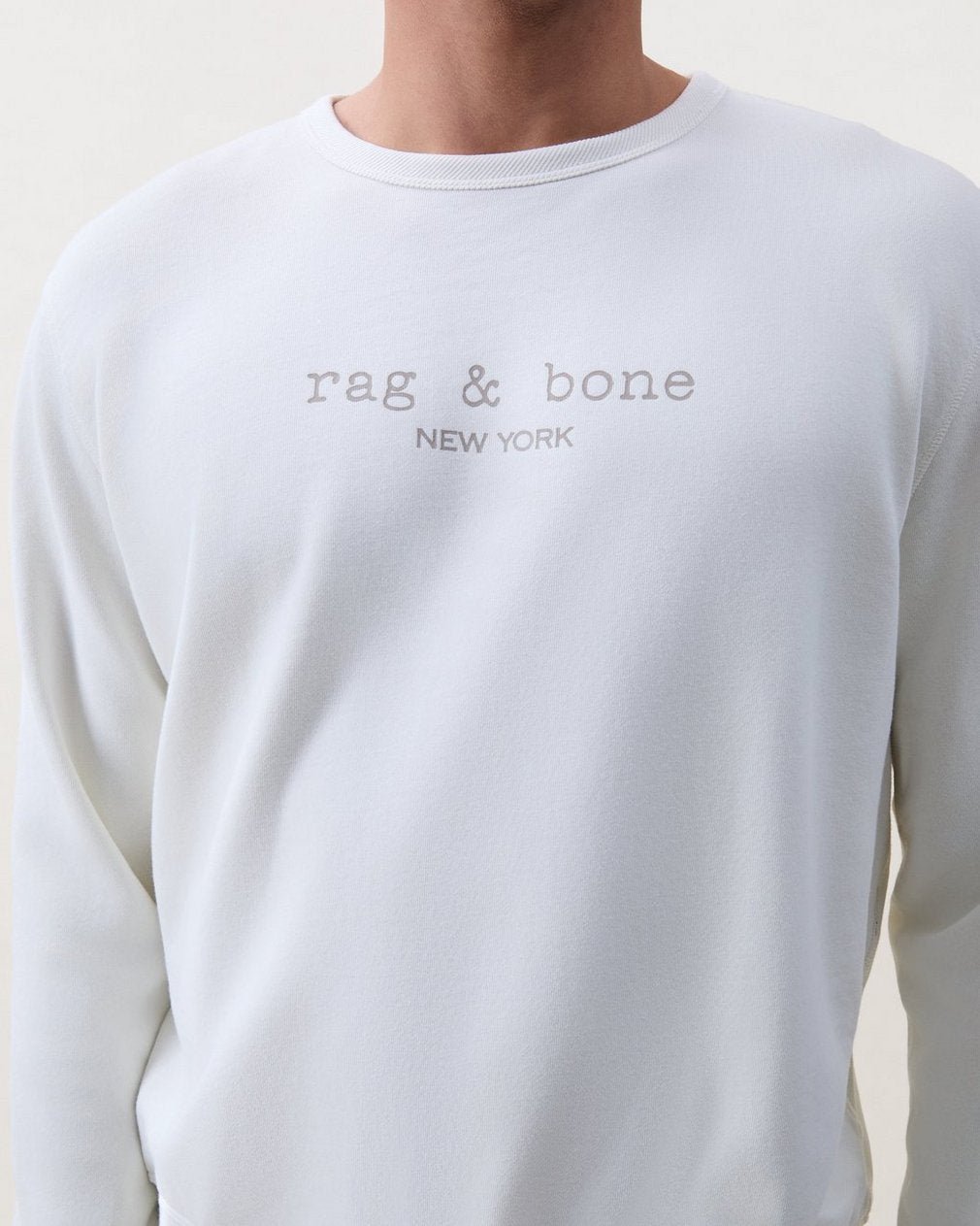 Massey Terry Sweatshirt - Chalk