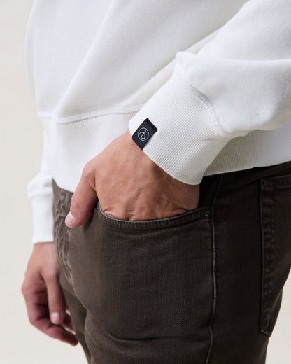 Massey Terry Sweatshirt - Chalk
