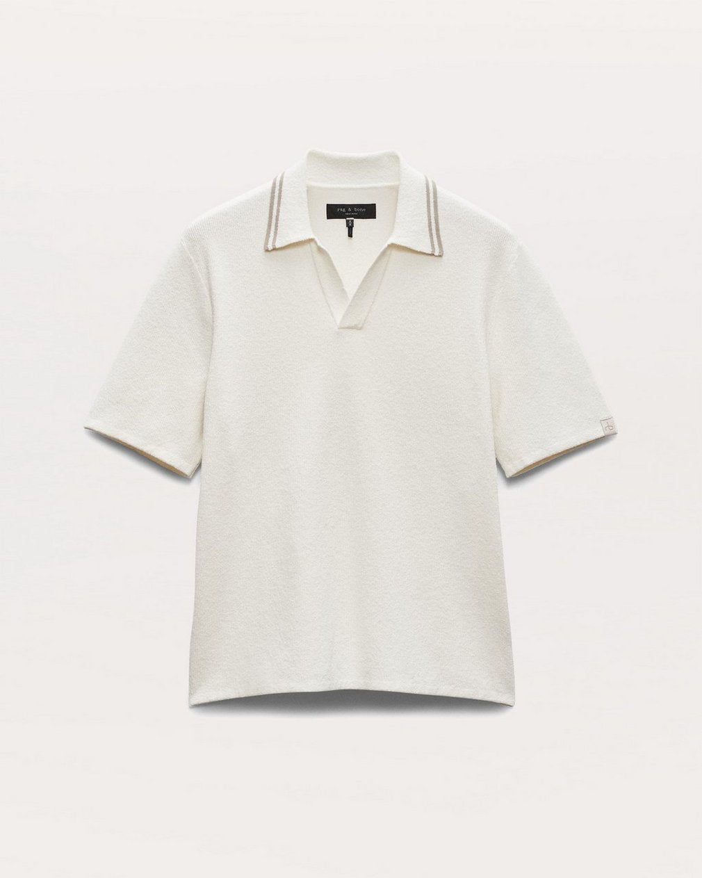 Zuma Johnny Collar Knit Polo Shirt - Ivory