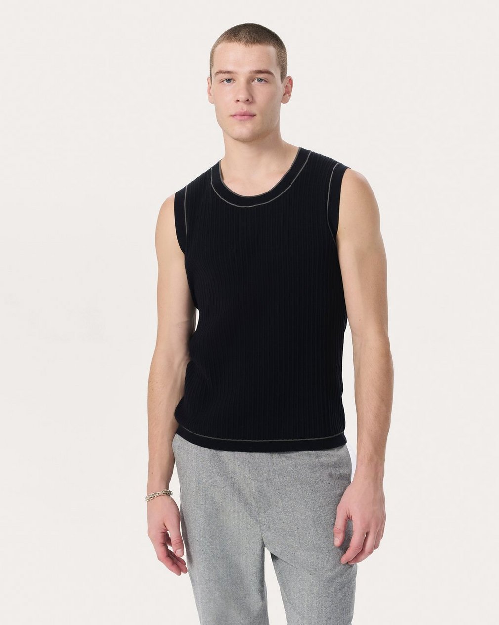 Sanford Knit Tank Top - Black