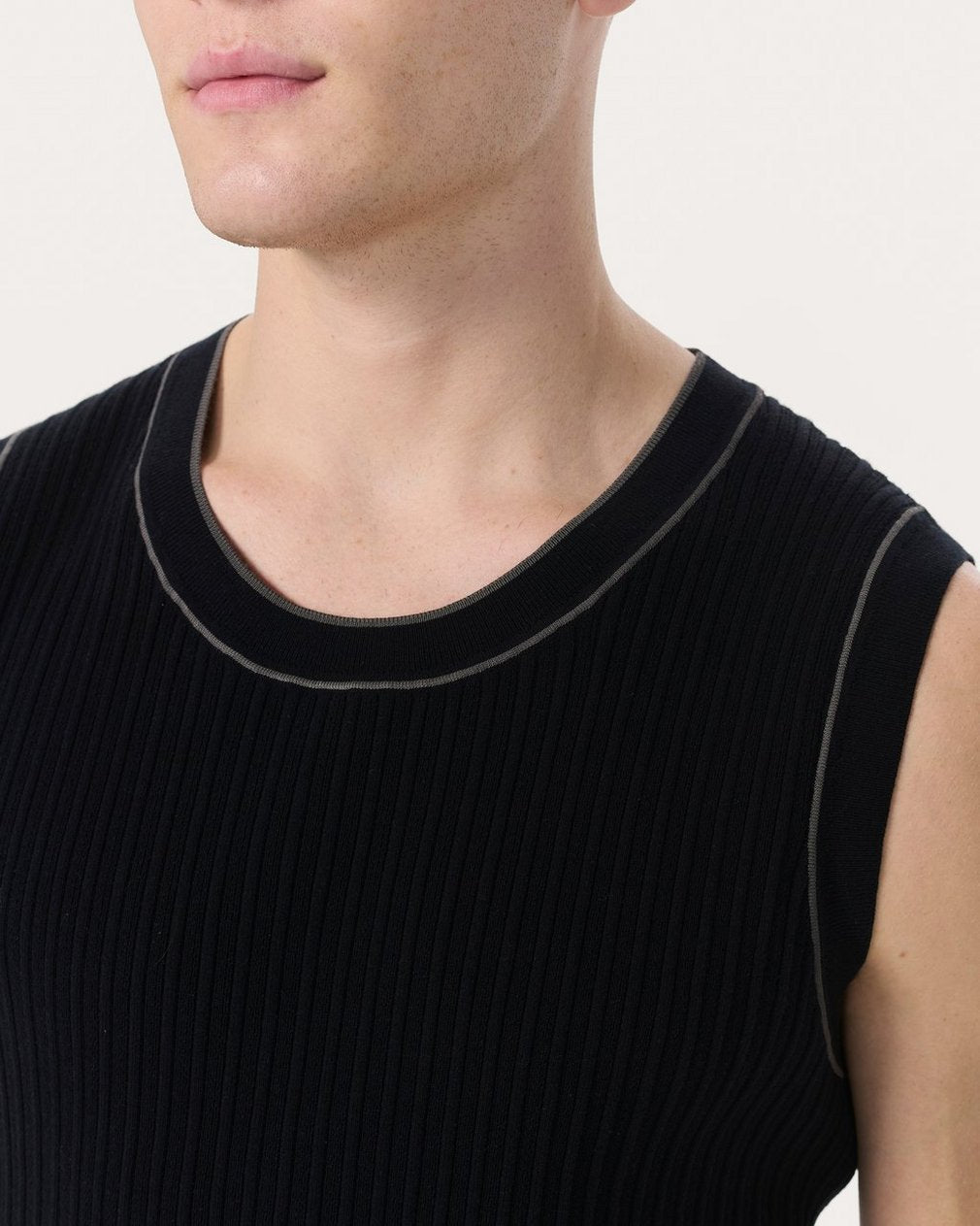 Sanford Knit Tank Top - Black