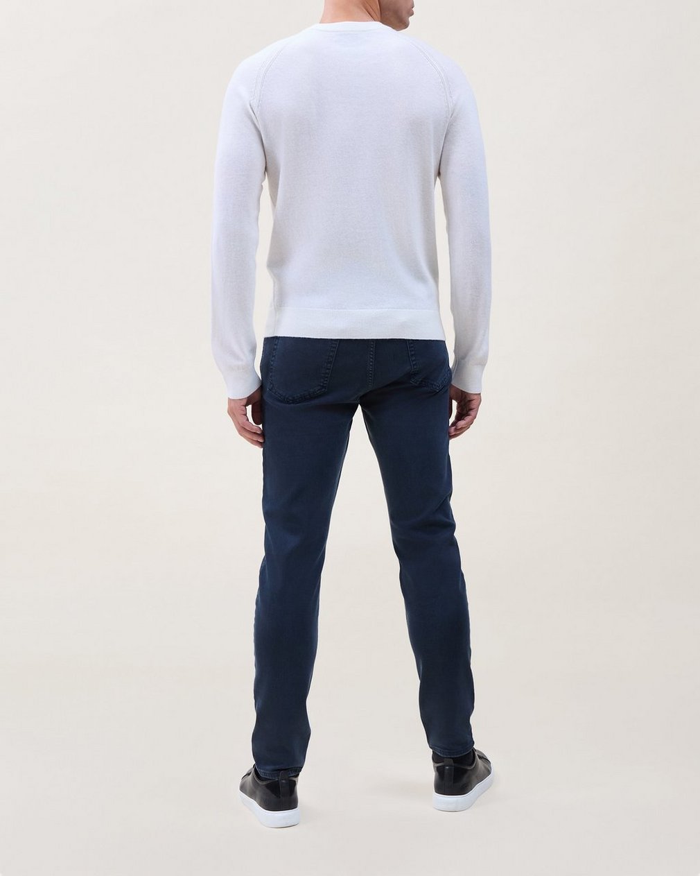 Vinny Wool-Cashmere Sweater - Chalk
